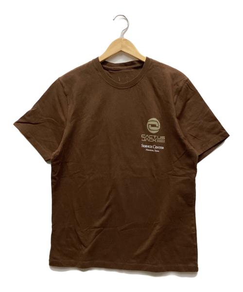 NIKE（ナイキ）NIKE (ナイキ) Travis Scott (トラヴィス・スコット) 半袖Tシャツ ブラウン サイズ:XLの古着・服飾アイテム