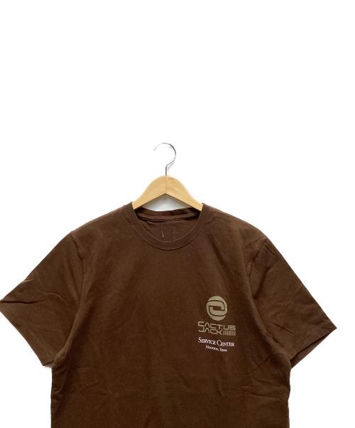 NIKE（ナイキ）NIKE (ナイキ) Travis Scott (トラヴィス・スコット) 半袖Tシャツ ブラウン サイズ:XLの古着・服飾アイテム