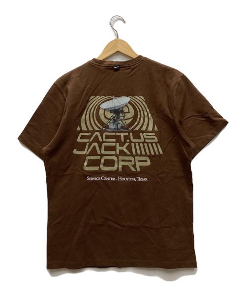 NIKE（ナイキ）NIKE (ナイキ) Travis Scott (トラヴィス・スコット) 半袖Tシャツ ブラウン サイズ:XLの古着・服飾アイテム