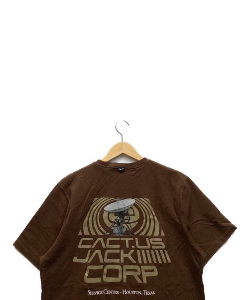 NIKE（ナイキ）NIKE (ナイキ) Travis Scott (トラヴィス・スコット) 半袖Tシャツ ブラウン サイズ:XLの古着・服飾アイテム