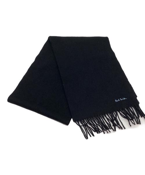 PAUL SMITH（ポールスミス）PAUL SMITH (ポールスミス) マフラー ブラックの古着・服飾アイテム