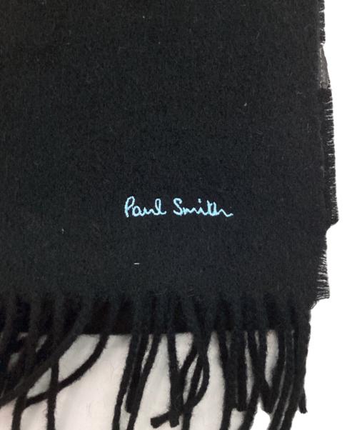 PAUL SMITH（ポールスミス）PAUL SMITH (ポールスミス) マフラー ブラックの古着・服飾アイテム