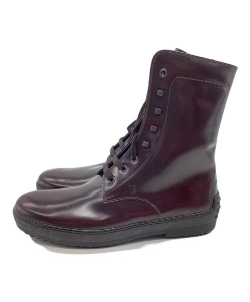 TOD'S（トッズ）TOD'S (トッズ) レースアップブーツ ブラウン サイズ:24の古着・服飾アイテム