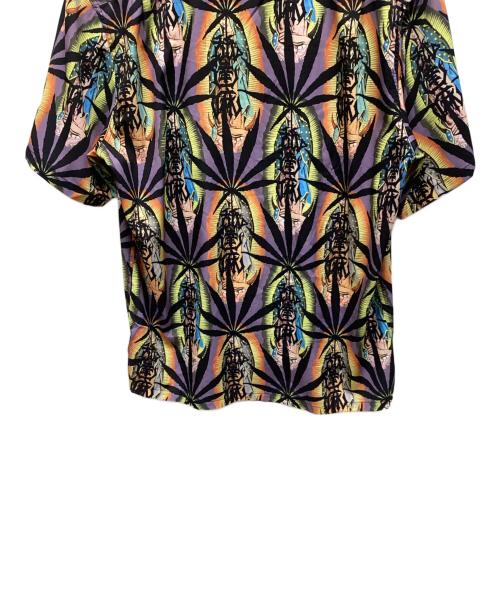 THE GUILTY PARTIES（ザ ギルティーパーティーズ）THE GUILTY PARTIES (ザ ギルティーパーティーズ) BUDSPOOL (バッズプール) 半袖シャツ パープル×イエロー サイズ:XLの古着・服飾アイテム