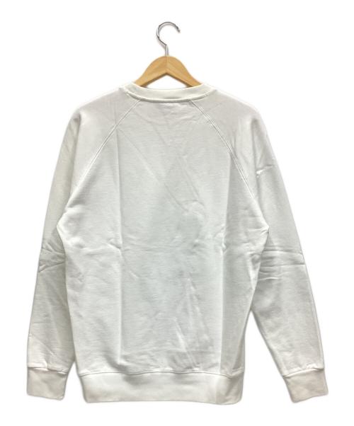 maison kitsune（メゾンキツネ）maison kitsune (メゾンキツネ) スウェット ホワイト サイズ:Mの古着・服飾アイテム