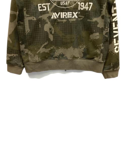 AVIREX（アヴィレックス）AVIREX (アヴィレックス) パーカー オリーブ サイズ:2XLの古着・服飾アイテム