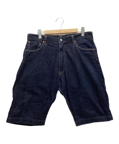 EVISU（エヴィス）EVISU (エヴィス) デニムハーフパンツ インディゴ サイズ:W34の古着・服飾アイテム