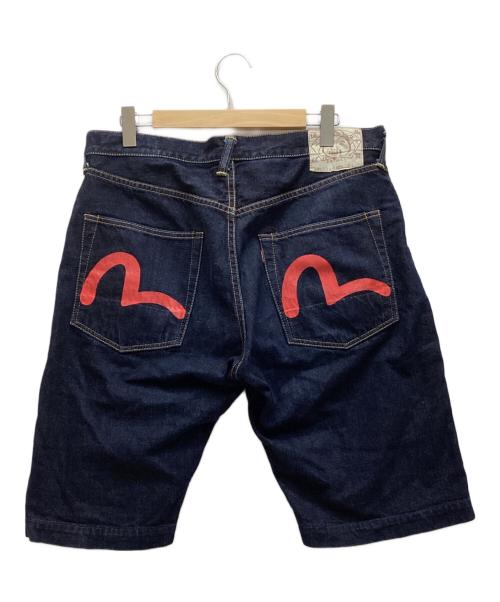 EVISU（エヴィス）EVISU (エヴィス) デニムハーフパンツ インディゴ サイズ:W34の古着・服飾アイテム
