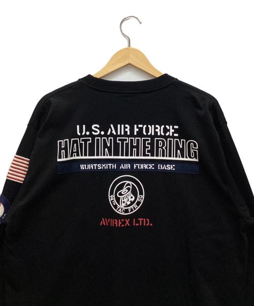 AVIREX（アヴィレックス）AVIREX (アヴィレックス) ロングスリーブTシャツ ブラック サイズ:XL 未使用品の古着・服飾アイテム