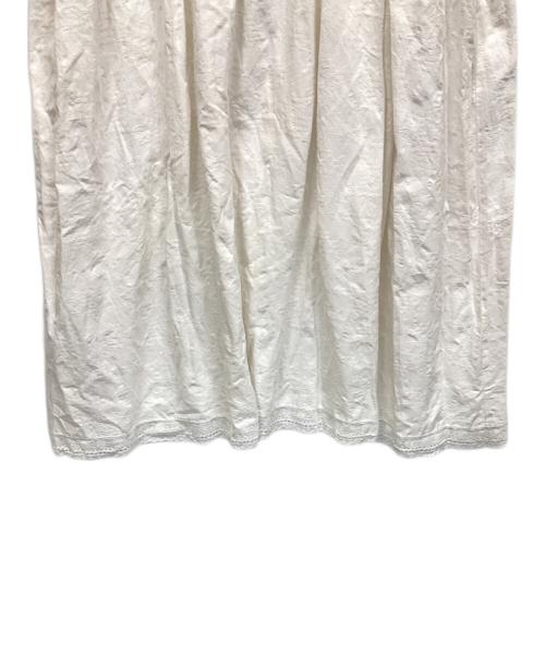 TSUHARU by samansa Mos2（ツハル バイ サマンサモスモス）TSUHARU by samansa Mos2 (ツハル バイ サマンサモスモス) ノースリーブワンピース ホワイト サイズ:Fの古着・服飾アイテム