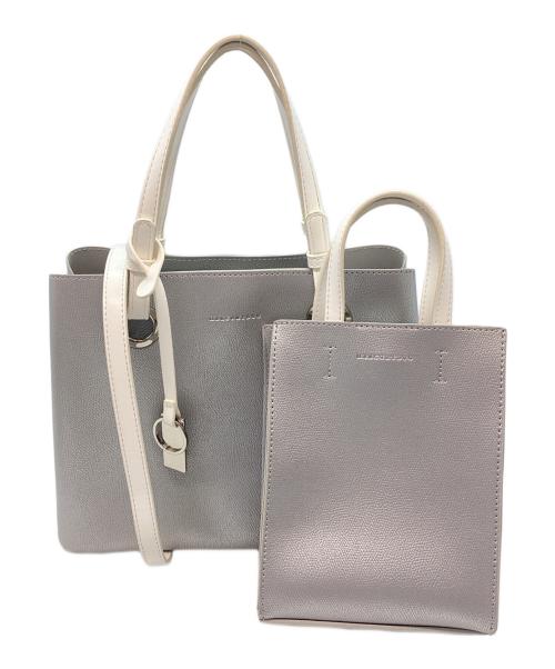 MERCURY DUO（マーキュリーデュオ）MERCURY DUO (マーキュリーデュオ) 2WAYバッグ シルバーの古着・服飾アイテム
