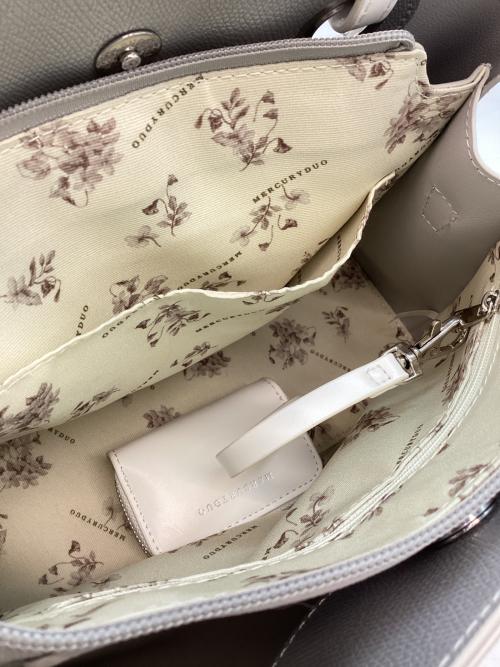MERCURY DUO（マーキュリーデュオ）MERCURY DUO (マーキュリーデュオ) 2WAYバッグ シルバーの古着・服飾アイテム