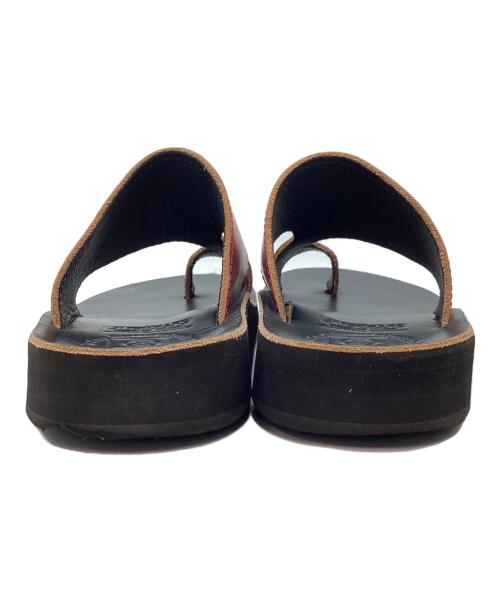 MUSHMANS（マッシュマンズ）MUSHMANS (マッシュマンズ) サンダル ブラック×レッド サイズ:26.5の古着・服飾アイテム