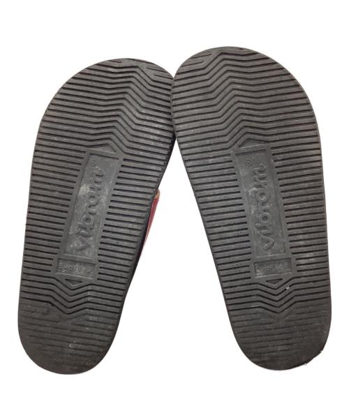 MUSHMANS（マッシュマンズ）MUSHMANS (マッシュマンズ) サンダル ブラック×レッド サイズ:26.5の古着・服飾アイテム