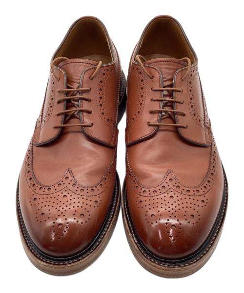 MUSHMANS（マッシュマンズ）MUSHMANS (マッシュマンズ) ウィングチップシューズ ブラウン サイズ:26.5の古着・服飾アイテム
