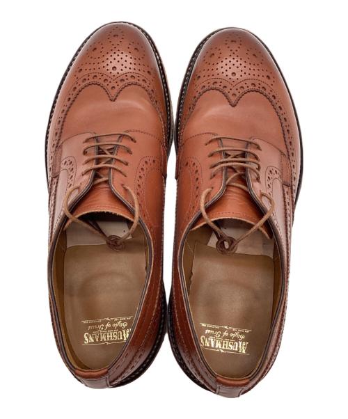 MUSHMANS（マッシュマンズ）MUSHMANS (マッシュマンズ) ウィングチップシューズ ブラウン サイズ:26.5の古着・服飾アイテム