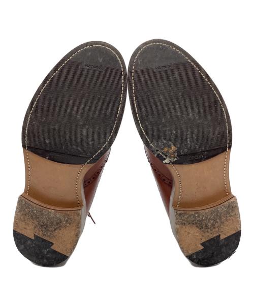 MUSHMANS（マッシュマンズ）MUSHMANS (マッシュマンズ) ウィングチップシューズ ブラウン サイズ:26.5の古着・服飾アイテム