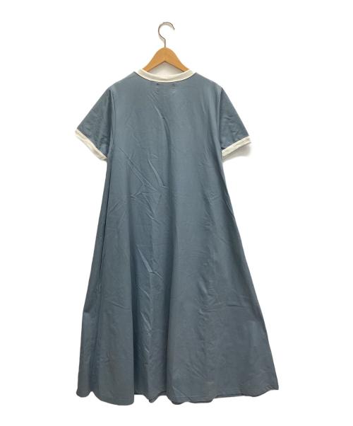 BEAMS BOY（ビームスボーイ）BEAMS BOY (ビームスボーイ) 半袖ワンピース ブルー サイズ:表記無しの古着・服飾アイテム