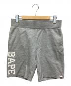 A BATHING APEア ベイシング エイプ）の古着「ハーフパンツ」｜グレー