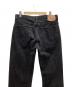 中古・古着 LEVI'S (リーバイス) ブラックデニム ブラック サイズ:W34 L32：3000円