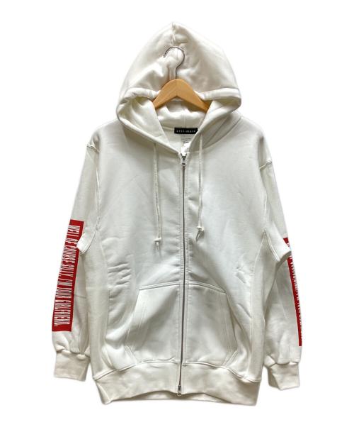 ARTI-MATE（-）ARTI-MATE (-) ジップパーカー ホワイト サイズ:FREE 未使用品の古着・服飾アイテム