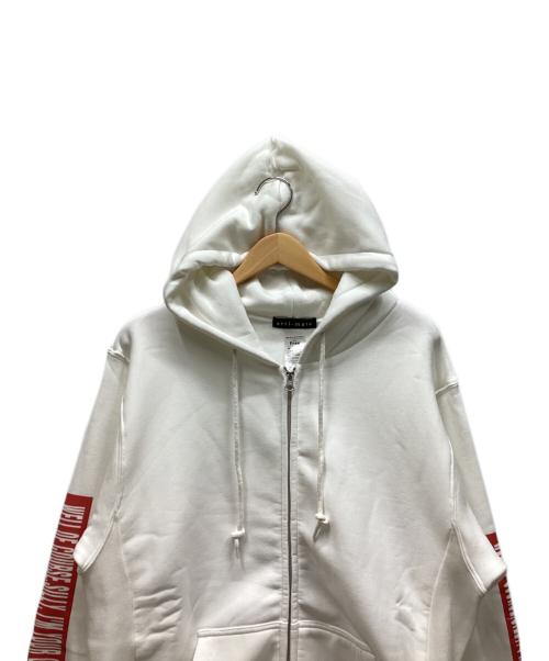ARTI-MATE（-）ARTI-MATE (-) ジップパーカー ホワイト サイズ:FREE 未使用品の古着・服飾アイテム