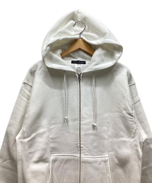 ARTI-MATE（-）ARTI-MATE (-) ジップパーカー ホワイト サイズ:FREE 未使用品の古着・服飾アイテム