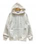 ARTI-MATE（-）の古着「ジップパーカー」｜ホワイト