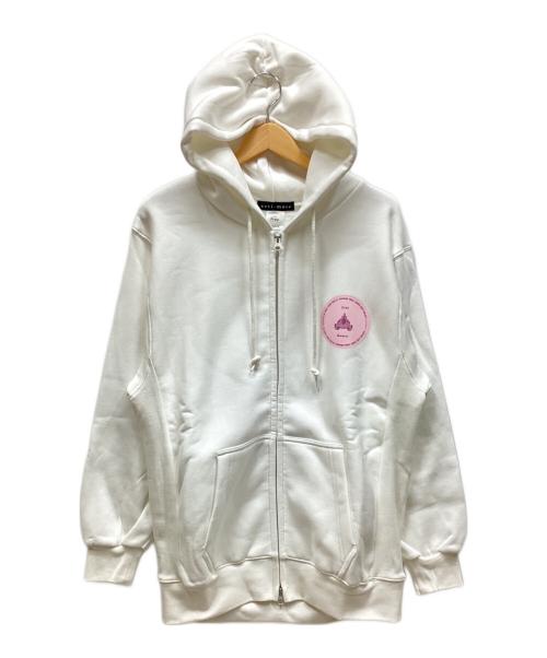 ARTI-MATE（-）ARTI-MATE (-) ジップパーカー ホワイト サイズ:FREE 未使用品の古着・服飾アイテム