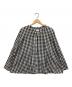 URBAN RESEARCH DOORS（アーバンリサーチドアーズ）の古着「ギンガムフレアブラウス」｜ブラック×ホワイト