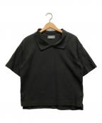 MARGARET HOWELLマーガレットハウエル）の古着「オーガニックコットンポロシャツ」｜ブラック