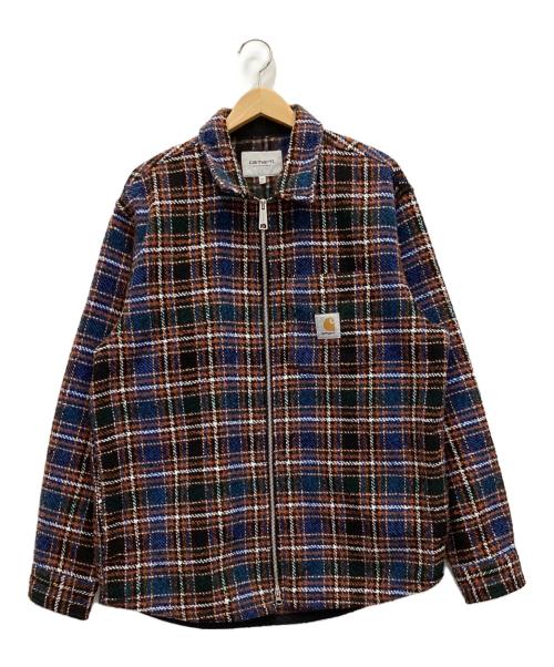 CarHartt（カーハート）CarHartt (カーハート) ストーリーシャツジャケット レッド×ブルー サイズ:Mの古着・服飾アイテム