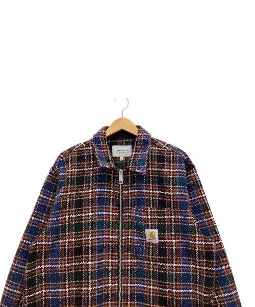 CarHartt（カーハート）CarHartt (カーハート) ストーリーシャツジャケット レッド×ブルー サイズ:Mの古着・服飾アイテム