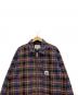 CarHartt (カーハート) ストーリーシャツジャケット レッド×ブルー サイズ:M：19000円