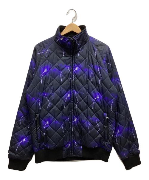 New Era（ニューエラ）New Era (ニューエラ) 中綿ジャケット ネイビー×ブラック サイズ:Mの古着・服飾アイテム