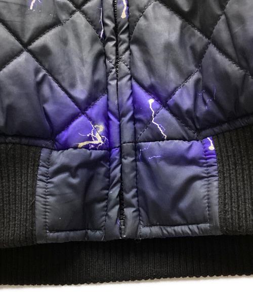 New Era（ニューエラ）New Era (ニューエラ) 中綿ジャケット ネイビー×ブラック サイズ:Mの古着・服飾アイテム