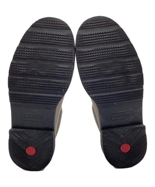 HUNTER（ハンター）HUNTER (ハンター) サイドゴアレインブーツ ベージュ×オレンジ サイズ:UK6の古着・服飾アイテム