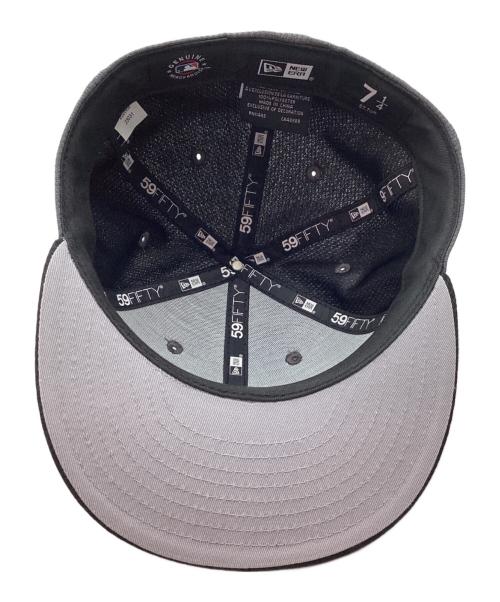 New Era（ニューエラ）New Era (ニューエラ) キャップ グレー×ブラック サイズ:57.7の古着・服飾アイテム