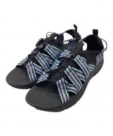 ekai×rig（エカル×リグ）の古着「サンダル」｜ブラック×パープル