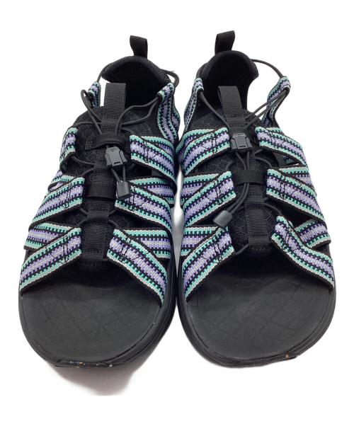 ekai（エカル）ekai (エカル) rig (リグ) サンダル ブラック×パープル サイズ:29の古着・服飾アイテム