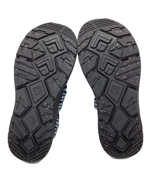 ekai（エカル）ekai (エカル) rig (リグ) サンダル ブラック×パープル サイズ:29の古着・服飾アイテム