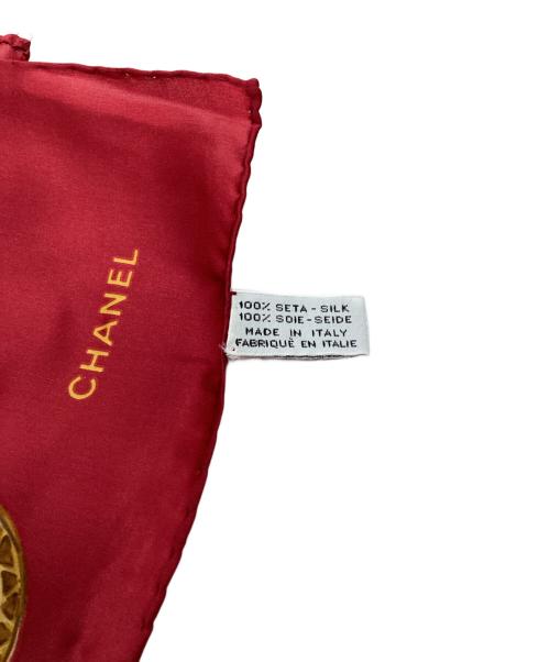 CHANEL（シャネル）CHANEL (シャネル) スカーフ レッドの古着・服飾アイテム