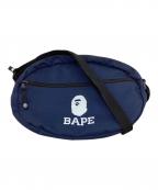 BAPE BY A BATHING APEベイプバイアベイシングエイプ）の古着「ショルダーバッグ」｜ネイビー