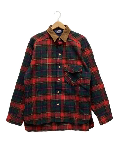 WOOLRICH（ウールリッチ）WOOLRICH (ウールリッチ) 長袖ネルシャツ レッド サイズ:Mの古着・服飾アイテム