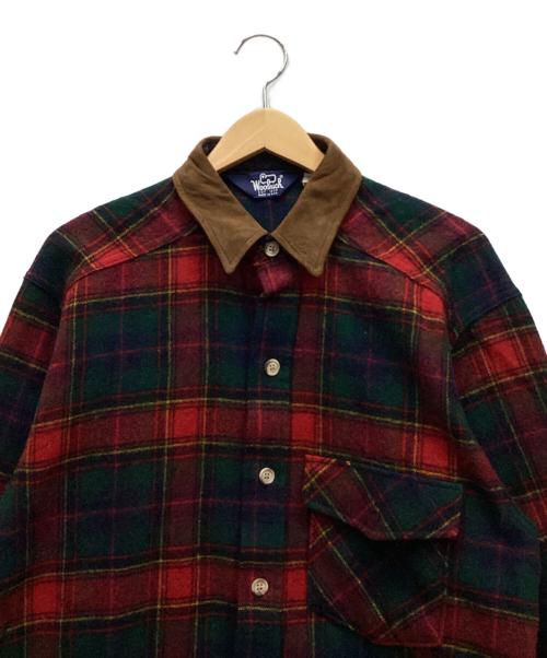 WOOLRICH（ウールリッチ）WOOLRICH (ウールリッチ) 長袖ネルシャツ レッド サイズ:Mの古着・服飾アイテム