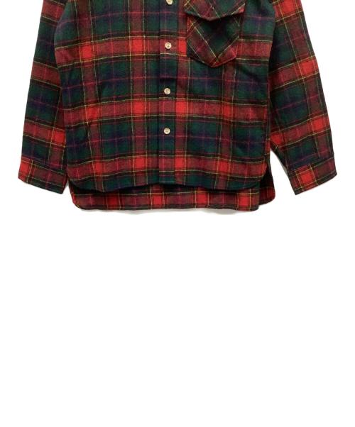 WOOLRICH（ウールリッチ）WOOLRICH (ウールリッチ) 長袖ネルシャツ レッド サイズ:Mの古着・服飾アイテム