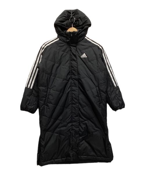 adidas（アディダス）adidas (アディダス) ベンチコート ブラック サイズ:140 未使用品の古着・服飾アイテム