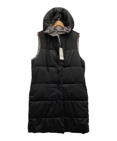 ZARA ザラリバーシブルベスト ZW COLLECTION 新品タグ付き　M 中古・古着通販】ZARA (ザラ) リバーシブル ロングベストコート