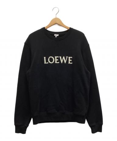 中古・古着通販】LOEWE (ロエベ) スウェット ブラック サイズ:L