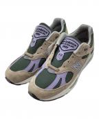 NEW BALANCEニューバランス）の古着「スニーカー」｜ベージュ×グリーン